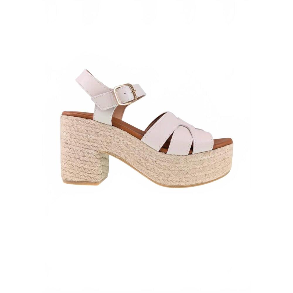 NEW ATELIERS women's nadia platform sandal in white